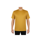 Mens Dressy T-Shirt  Log-In Uomo Soft Crew Neck Corded Short Sleeves 218 Gold
