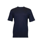 Mens Dressy T - Shirt Log - In Uomo Soft Crew Neck Corded Short Sleeves 218 Navy - J.Valintin Men's Wear Legend - 6371