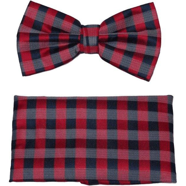 Men's Fancy Bow Tie/Hankie Set By J.Valintin Soft Microfiber Silky JVBT - 28 - J.Valintin Men's Wear Legend - JVBT - 28