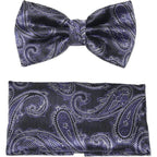 Men's Fancy Bow Tie/Hankie Set By J.Valintin Soft Microfiber Silky JVBT - 31 - J.Valintin Men's Wear Legend - JVBT - 31