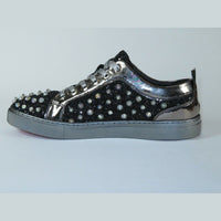 Mens Fancy Shoes By FIESSO AURELIO GARCIA, Spikes Rhine stones 2413 Black - J.Valintin Men's Wear Legend - 95059