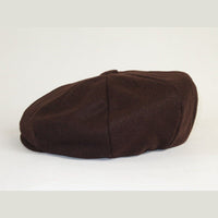 Mens Fashion Classic Flannel Wool Apple Cap Hat by Bruno Capelo ME901 Brown - J.Valintin Men's Wear Legend - 98135