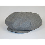 Mens Fashion Classic Flannel Wool Apple Cap Hat by Bruno Capelo ME907 Gray - J.Valintin Men's Wear Legend - ME907 - Gray - S