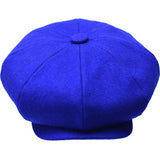 Mens Fashion Classic Flannel Wool Apple Cap Hat by Bruno Capelo ME909 Royal - J.Valintin Men's Wear Legend - ME909 - Royal - S