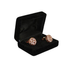 Men's Fashion Cufflinks By J.Valintin Silver/Gold Plated With Crystals JVC - 10 - J.Valintin Men's Wear Legend - JVC10