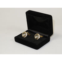 Men's Fashion Cufflinks By J.Valintin Silver/Gold Plated With Crystals JVC - 14 - J.Valintin Men's Wear Legend - JVC - 14