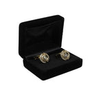 Men's Fashion Cufflinks By J.Valintin Silver/Gold Plated With Crystals JVC - 14 - J.Valintin Men's Wear Legend - JVC - 14