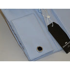 Men's Franco Gilberto Dress Shirt Cotton Blend French Cuffs Turkey 5482 - 418 Blue - J.Valintin Men's Wear Legend - 13962
