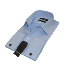 Men's Franco Gilberto Dress Shirt Cotton Blend French Cuffs Turkey 5482 - 418 Blue - J.Valintin Men's Wear Legend - 13962