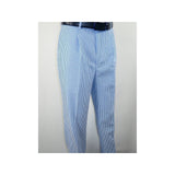 Mens Giorgio Inserti Seer Sucker Stripe 2pc Walking Leisure Suit 7289 Ocean Blue - J.Valintin Men's Wear Legend - 94219