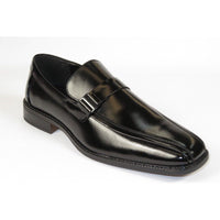 Mens GIORGIO VENTURI All Purpose Leather Dress Shoes Slip on 6972 Black - J.Valintin Men's Wear Legend - 98241