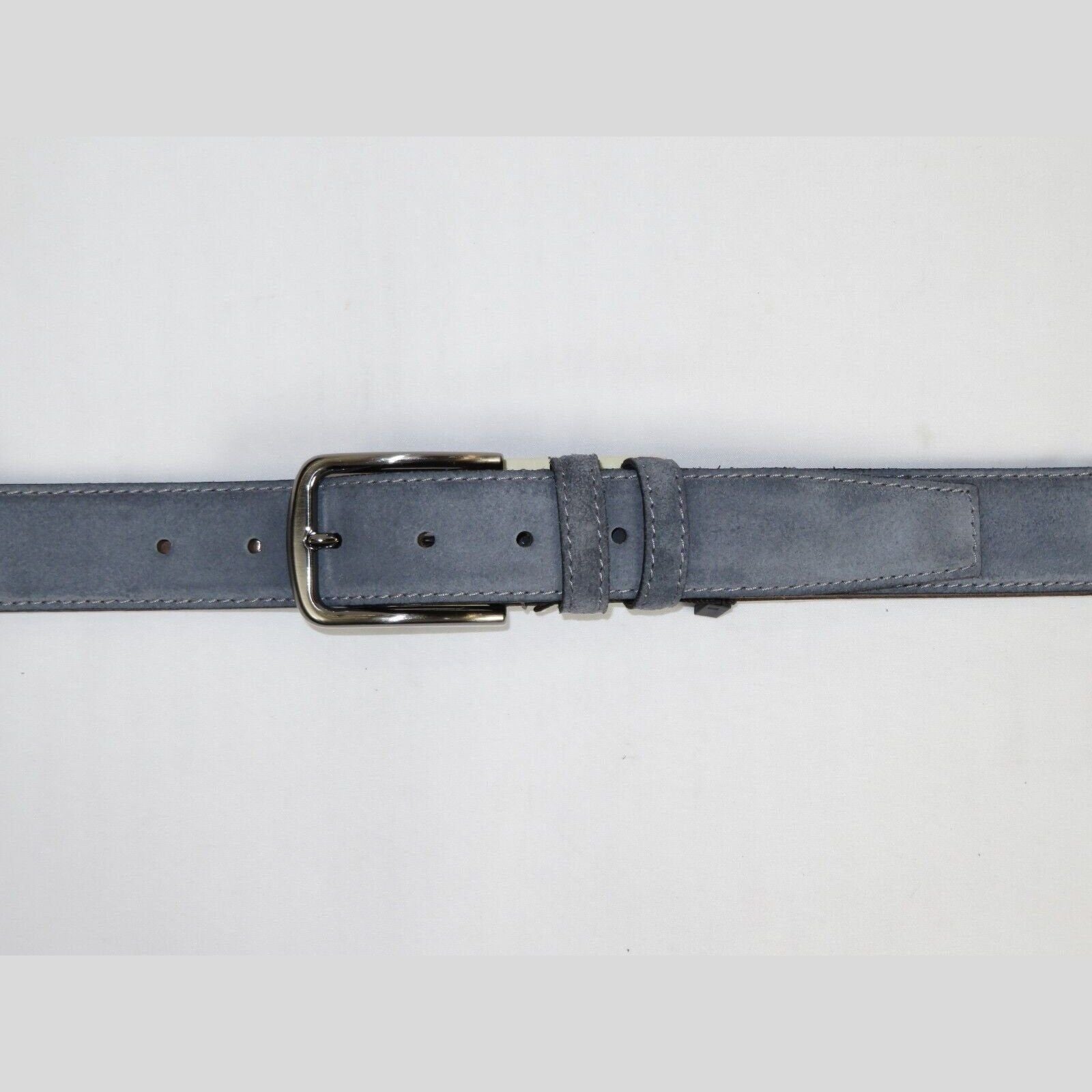 Mens Gray Genuine Suede Soft Leather Belt PIERO ROSSI From Turkey # Gray - C - J.Valintin Men's Wear Legend - 97200