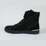 Mens High Top Shoes By FIESSO AURELIO GARCIA ,Fancy Rhine stones 2402 Black - J.Valintin Men's Wear Legend - 94999