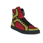 Mens High Top Shoes By FIESSO AURELIO GARCIA ,Fancy Rhine stones 2402 Red Gold - J.Valintin Men's Wear Legend - 94987