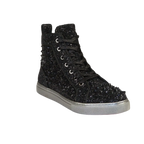 Mens High Top Shoes By FIESSO AURELIO GARCIA ,Spikes Rhine stones 2409 Black - J.Valintin Men's Wear Legend - 95023