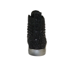 Mens High Top Shoes By FIESSO AURELIO GARCIA ,Spikes Rhine stones 2409 Black - J.Valintin Men's Wear Legend - 95023