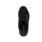 Mens High Top Shoes By FIESSO AURELIO GARCIA ,Spikes Rhine stones 2409 Black - J.Valintin Men's Wear Legend - 95023