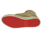 Mens High Top Shoes By FIESSO AURELIO GARCIA ,Spikes Rhine stones 2409 Gold - J.Valintin Men's Wear Legend - 95029