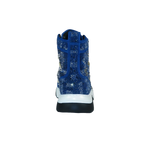 Mens High Top Shoes By FIESSO AURELIO GARCIA,Spikes Rhine stones 2412 Navy Blue - J.Valintin Men's Wear Legend - 95041