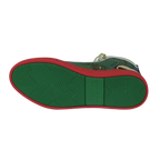 Mens High Top Shoes FIESSO by AURELIO GARCIA Chain Medusa Celebrity 2421 Green - J.Valintin Men's Wear Legend - 95097