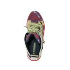 Mens High Top Shoes FIESSO by AURELIO GARCIA Chain Medusa Celebrity 2421 Red - J.Valintin Men's Wear Legend - 95085