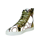 Mens High Top Shoes FIESSO by AURELIO GARCIA Chain Medusa Celebrity 2421 White - J.Valintin Men's Wear Legend - 95109