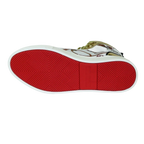Mens High Top Shoes FIESSO by AURELIO GARCIA Chain Medusa Celebrity 2421 White - J.Valintin Men's Wear Legend - 95109