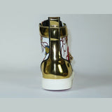 Mens High Top Shoes FIESSO by AURELIO GARCIA Chain Medusa Celebrity 2421 White - J.Valintin Men's Wear Legend - 95109