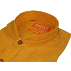 Mens INSERCH linen Shirt Banded Chinese Collar Sleeves - Less SS719 Sunburst - J.Valintin Men's Wear Legend - SS719 - 191 - M