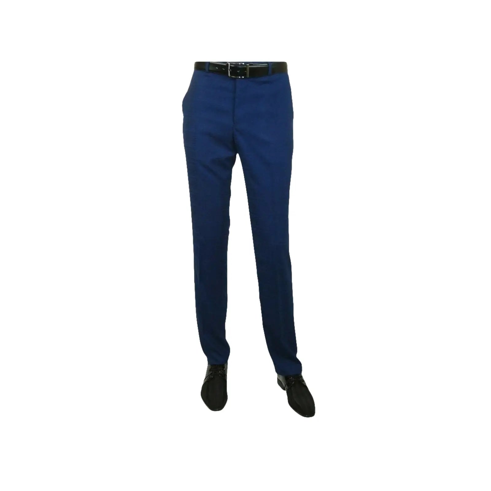 Men's Light Wool Statement Tuxedo Vested Formal Wedding Stage Suit Alberto Blue - J.Valintin Men's Wear Legend - 31837