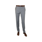 Mens Mantoni Flat Front Pants All Wool Super 140's Classic Fit 46306 - 2 Gray - J.Valintin Men's Wear Legend - 19267