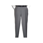 Mens Mantoni Flat Front Pants All Wool Super 140's Classic Fit 46306 - 2 Gray - J.Valintin Men's Wear Legend - 19267