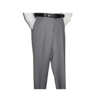 Mens Mantoni Flat Front Pants All Wool Super 140's Classic Fit 46306 - 2 Gray - J.Valintin Men's Wear Legend - 19267
