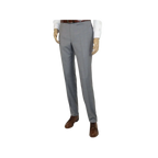 Mens Mantoni Flat Front Pants All Wool Super 140's Classic Fit 46306 - 2 Gray - J.Valintin Men's Wear Legend - 19267