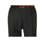 Men's MANTONI Pleated Pants 100% Wool Super 140's Classic Fit 46306 - 3 Charcoal - J.Valintin Men's Wear Legend - 8308