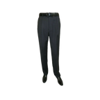 Men's MANTONI Pleated Pants 100% Wool Super 140's Classic Fit 46306 - 3 Charcoal - J.Valintin Men's Wear Legend - 8308