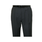 Men's MANTONI Pleated Pants 100% Wool Super 140's Classic Fit 46306 - 3 Charcoal - J.Valintin Men's Wear Legend - 8308
