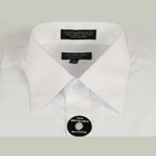 Mens Milani dress shirt cotton Blend easy wash long sleeves white French Cuffs - J.Valintin Men's Wear Legend - 19651