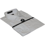 Mens Milani dress shirt soft cotton Blend easy wash business long sleeves white - J.Valintin Men's Wear Legend - 1353