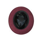 Men's Milani Wool Fedora Hat Soft Crushable Lined FD219 Burgundy - J.Valintin Men's Wear Legend - FD219 - Burgundy - S