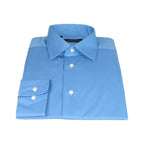 Mens Mondego Stretch Cotton Blend Dress Classic shirt Long Sleeves SN2400 Blue - J.Valintin Men's Wear Legend - 4276