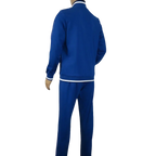 Men's Monte Carlo Turkey Jogging Suit 2pc Jump Set Stretchable 95183 Royal Blue - J.Valintin Men's Wear Legend - 95183 - Royal - M