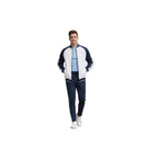 Men's Monte Carlo Turkey Jogging Suit 2pc Jump Set Stretchable 95192 Blue White - J.Valintin Men's Wear Legend - 95192 - Blue White - M