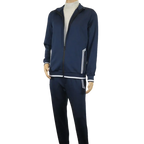 Men's Monte Carlo Turkey Jogging Suit 2pc Jump Set Stretchable 95209 Navy Blue - J.Valintin Men's Wear Legend - 95209 - Navy - M