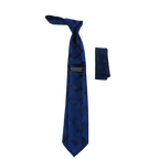Mens Narrow Tie/Hankie Set Microfiber Silky Vito Rofolo by J.Valintin VTR - 76 - J.Valintin Men's Wear Legend - VTR - 76