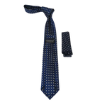 Mens Narrow Tie/Hankie Set Microfiber Silky Vito Rofolo by J.Valintin VTR - 81 - J.Valintin Men's Wear Legend - VTR - 81