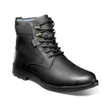 Men's Nunn Bush 1912 Plain Toe Boot Water - resistance Black Waxy 85007 - 010 - J.Valintin Men's Wear Legend - 85007 - 010_8_M