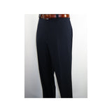 Men's Pants G. Manzoni None Wrinkle Soft Wool Super 120's 053 Navy Made in Italy - J.Valintin Men's Wear Legend - 8659