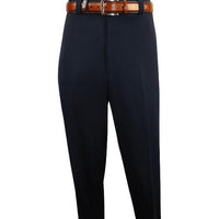 Men's Pants G. Manzoni None Wrinkle Soft Wool Super 120's 053 Navy Made in Italy - J.Valintin Men's Wear Legend - 8659