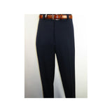 Men's Pants G. Manzoni None Wrinkle Soft Wool Super 120's 053 Navy Made in Italy - J.Valintin Men's Wear Legend - 8659